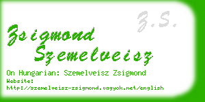 zsigmond szemelveisz business card